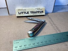 Vintage Frost Japan 35B Little Trapper Pocketknife Wood Handle. Unused In Box picture