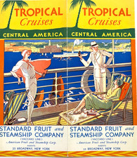 Bright Color 1920's Travel Brochure 
