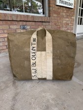 1940s Vtg Named WWII USAAF Aviator Kit Bag AN 6505 Army Air Force Canvas Duffel picture
