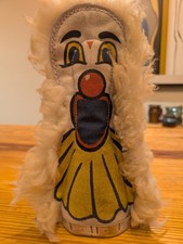 Vintage c. 1970s Sad Clown Carnival Knockdown Punk / Midway Target picture