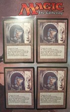 A playset of 4 x Necropolis, Vintage MTG 1994, From The Dark picture