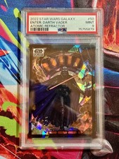 Topps 2022 Star Wars Galaxy #50 Enter: Darth Vader Atomic Refractor /150 PSA 9 picture