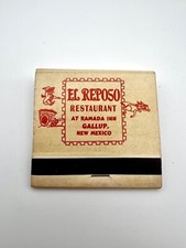 Vtg 50s Matchbox Cover - El Delirio Bar Reposo Mexican Restaurant Gallop picture