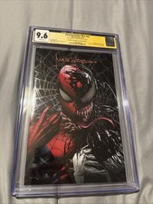 Amazing Spider-Man #26 Foil CGC 9.6 JSA Label Signed by Mico Suayan Venom picture