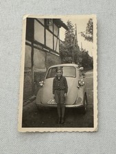 Vintage BMW Isetta Car Snapshot Photo Photograph Microcar Print picture