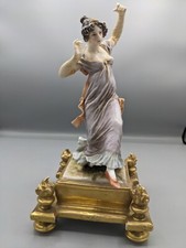 1700s Antique St Petersburg Catherine II Imperial Porcelain Figurine At the Ball picture