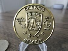 NATO OTAN Chievres Air Base Belgium SACEUR Flight Section Challenge Coin #758S picture