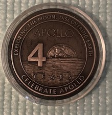 NASA Apollo 13 40th Anniversary Coin/Medallion Contains SPACE FLOWN Material picture