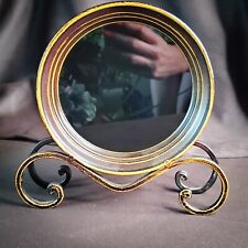 Ornate Scrying Mirror Tabletop Gothic Divination Astral Pagan Altar Decor OOAK picture