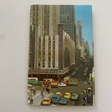 Vintage Radio City Music Hall New York City New York Postcard Collectible picture