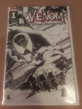 Venom Lethal Protector #1 2nd Print 1:25 Ratio Variant Cover By Paulo Siquiria picture