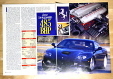 1998 Ferrari 550 Maranello Original Magazine Article picture