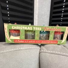 Tinkle Toy Co. Christmas Tree Twinklers #2908 4-Pack Multicolor Plastic picture