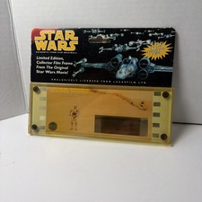 1995 Star Wars Authentic 70mm Film Frame Darth Vader Limited Edition Cell #01794 picture