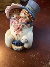 Westland Adora Bears & Hedge Hugs Love Couple in Car Figurine Brand NEW in Box picture