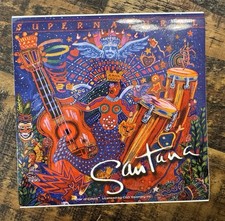 CARLOS SANTANA Supernatural RARE Glossy Sticker Artist Album Music CD Licensed picture
