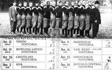 High School Football Team Fostoria Ohio OH - Reprint picture