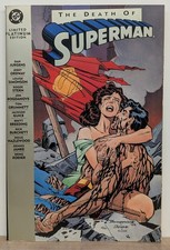 THE DEATH OF SUPERMAN Platinum Edition TPB DC Comics 1993 Limited Edition picture