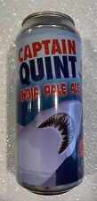 CAPTAIN QUINT JAWS GREAT WHITE SHARK MOVIE NAUTICAL FISHING CRAFT BEER CAN picture