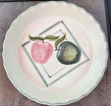 Laurie Gates Los Angeles California Pottery Fluted Apple Pie Quiche Plate Dish picture