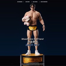 BangYe Design TG_ONE Studio Mixed-Race BoyFriend Bear Boy Resin Statue In Stock picture