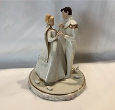 LENOX Disney CINDERELLA WEDDING DAY Prince Charming CAKE TOPPER - NEW 24K Gold picture