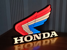 Honda #3 9-inch Light Box LED Sign 3D Printed Wall Decor Man Cave Garage picture
