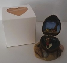 Maruri In a Nut Shell SURFING THE INNERNUT figurine  by Jill Trenholm  RARE picture
