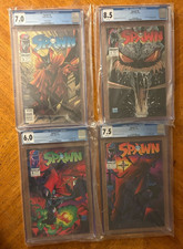 Image Comics Spawn Comic Book Lot #1-4 CGC 6.0 7.0 7.5 8.5 Newsstand 1992 picture