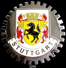 STUTTGART GERMANY COAT OF ARMS AUTOMOBILE GRILLE BADGE EMBLEM picture