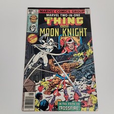 Marvel Two-In-One #52 Moon Knight The Thing Bronze Age 1979 Comic Book Newsstand picture