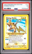 Pokémon Shining Raichu 111/105 PSA 3 (new cert) Neo Destiny picture