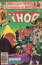 54762: MARVEL THOR ANNUAL #9 VG Grade picture