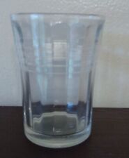 Vintage Faceted Clear Shot Glass From 50s Or 60s Barware picture