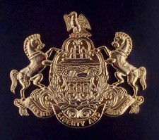 Pennsylvania Coat of Arms State Crest Hat Device 2