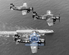 DOUGLAS AD-4W SKYRAIDER NAVY USS MIDWAY MEDITERRANEAN 1954 8X10 PHOTO picture