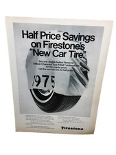 1974 Firestone Tire Ad Half Price Sup-R-Belt Deluxe Champion Whitewall Deal picture