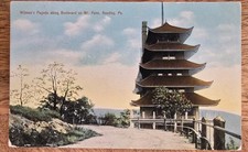 Postcard Witman's Pagoda Along Boulevard on Mt Penn Reading Pennsylvania PA 1910 picture