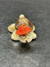 Handmade Seashell Turtle with Wire Glasses picture