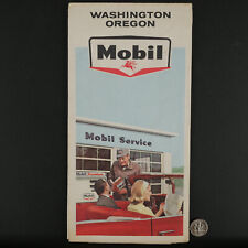 1965 Washington Oregon Mobil Map by Rand McNally & Co. picture