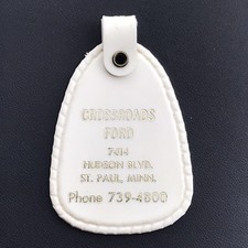 Crossroads Ford Key Fob Ring St. Paul Minnesota Car Dealer Vintage picture