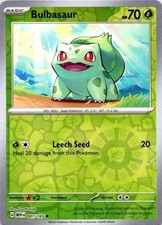 Bulbasaur Reverse Holofoil [MEW - 001/165] picture