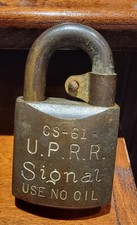 CS-61 U.P.R.R. Signal Corbin Padlock Lock picture