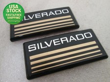 2X Cab Emblem Badge Side Roof Pillar Decal for Chevy Silverado 88-98 Suburban picture