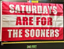 Football Flag  Oklahoma Sooners NFL Man Cave Beer USA Sign 3x5' picture