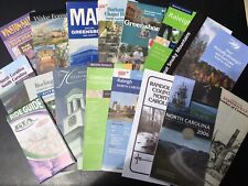 Mixed Lot of 17 Old Road Maps - All NC - North Carolina picture