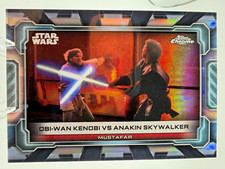 Topps 2015 Star Wars Chrome Galactic Evolutions GE-4 Obi-Wan vs Anakin picture
