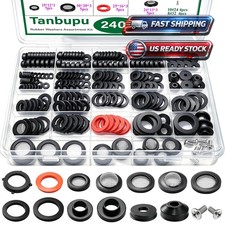 240 PCS Faucet Washer Assortment Kit Outdoor Repair 1 inches, 240 picture