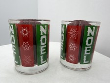 2 VTG NOEL Home interiors Candle Votives. NOS picture
