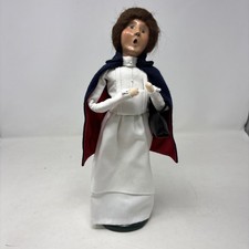 Vintage 1998 Byers Choice  Ltd. Retired The Carolers Blond Nurse with Dr. Bag picture